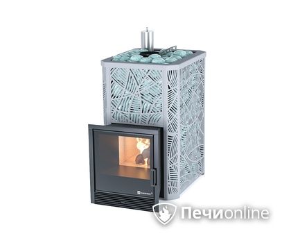 Дровяная печь-каменка ИзиСтим Ялта 15 (Модерн), AISI 321 в Казани